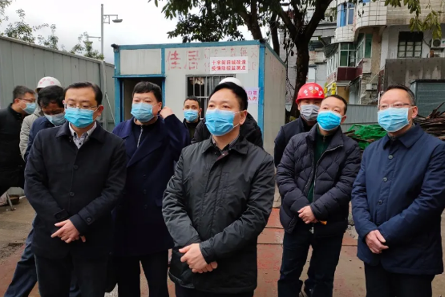 彭水縣委書記錢建超調(diào)研在建項目復(fù)工復(fù)產(chǎn)和疫情防控工作